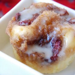 Streusel Coffee Cake with Cherries