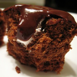 Marshmallow-Filled Chocolate Cakes