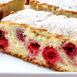 Yogurt Cake With Tart Cherries