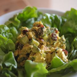 Curried Cranberry Turkey Salad