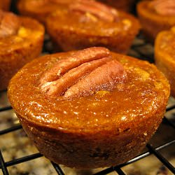 Mini Pecan Pumpkin Pies