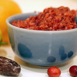 Raw Cranberry Relish