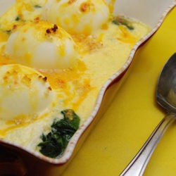 Oeufs Mollets Florentine