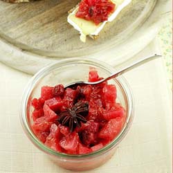 Pear Cranberry Chutney w/ Star Anise