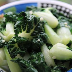 Simple Stir-fried Baby Nai You Bok