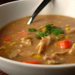 Creamy Mexican Turkey Soup