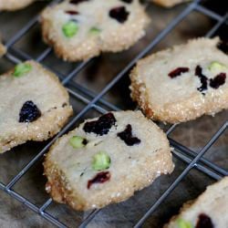 Pistachio-Cherry Icebox Cookies