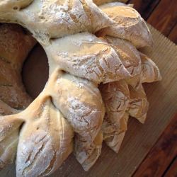Holiday Wreath Bread