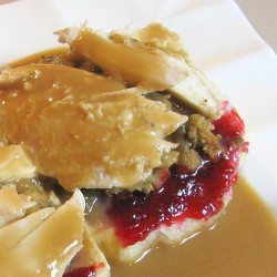Open Faced Turkey Sandwich