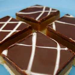 Caramel & Chocolate Shortbread Bar