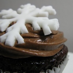 Snowflake Cupcake