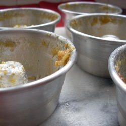 Mini vanilla pudding