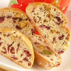 Cranberry Pistachio Biscotti