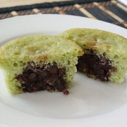 Green Tea Muffins with Filling