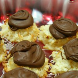 Chocolate Topped Macaroons