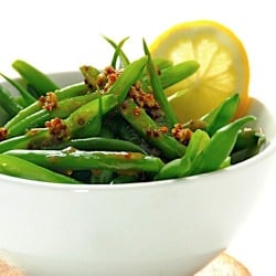 Green Beans w/Whole Grain Mustard