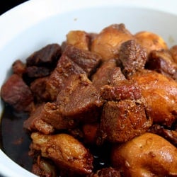 Tau Yu Bak Pork Braised in Soy Sauce