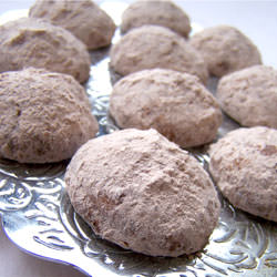 Chocolate-Filled Wedding Cookies