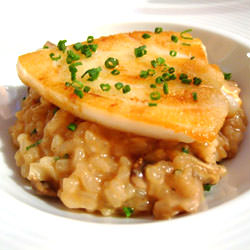 Chilean Sea Bass with Risotto