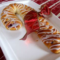 Candy Cane Coffee Cake
