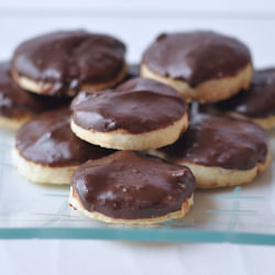 Hazelnut Orange Shortbread Cookies