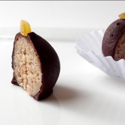 Chocolate Marzipan Balls