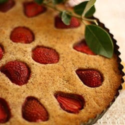 Strawberry Almond Tart