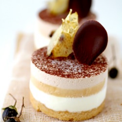 Apple, Caramel, Milk Chocolate Cake
