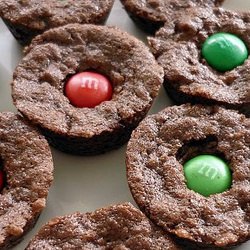 Christmas Brownie Bites