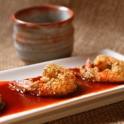 Hazelnut Covered Shrimps