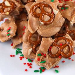 Eggnog Fudge Bark