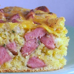 Corn Dog Dressing Bake