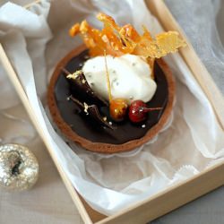 Tarte au Chocolat et Caramel