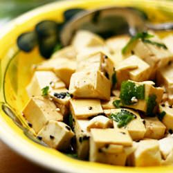 Soy Sesame and Spring Onion Tofu