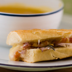 Pancetta, Fontina & Shallots Panini
