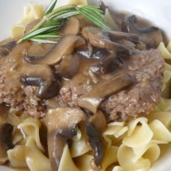 Steak and Gravy with Noodles