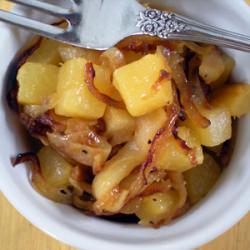 Rutabaga with Onions and Apples