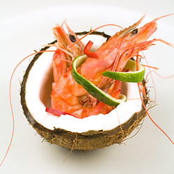 Prawns in Spicy Coconut Sauce