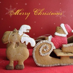 Gingerbread Santa’s Sleigh