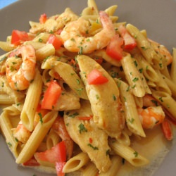 Cajun Chicken & Shrimp Pasta