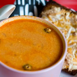Fancy Tomato Morel Soup!