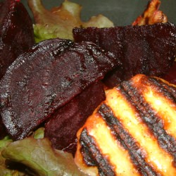 Halloumi with Sweet Chilli Beetroot