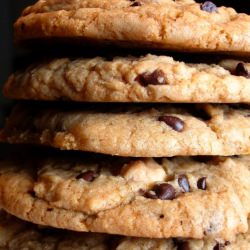 Ginormous Chocolate Chip Cookies
