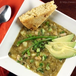 Chili Verde Made with Apples!