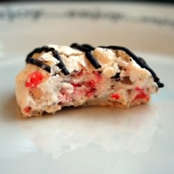 Candy Cane and Chocolate Meringues