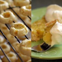Lime Thumbprints and a Lime Tart
