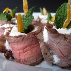 Chevre Mango Steak Bites