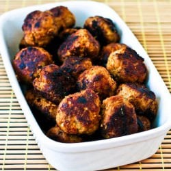 Turkey Meatballs with Romano Cheese