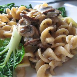 Mushroom Creamy Pasta