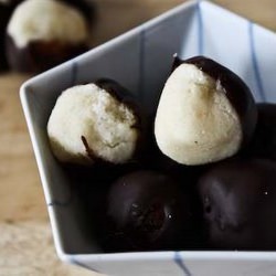 Chocolate Dipped Homemade Marzipan